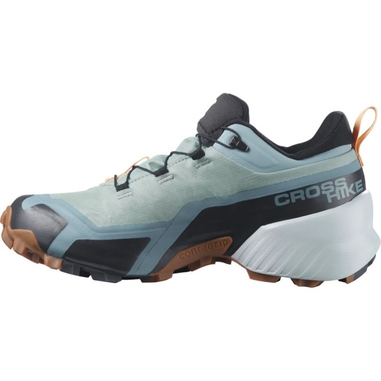 Tenis Senderismo Salomon Cross Hike GTX Mujer Verde Menta | MX SMCY942